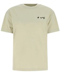 Off-White c/o Virgil Abloh - Ow Logo Regular Fit T-Shirt Cotton - Lyst