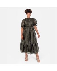 Lovedrobe - Crew Neck Short Sleeve Tiered Dress - Lyst