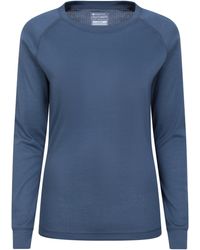 Mountain Warehouse - 'Talus' Long Sleeve Top Quick Dry Round Neck Thermal Base Layer - Lyst