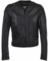 Ashwood Leather - 'Ethel' Real Collarless Jacket - Lyst