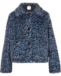 myMo - Jas Dames Blauw Zwart - Lyst