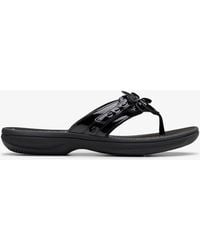 Clarks - Brinkley Opal Pat Sandals - Lyst