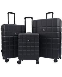 Infinity Leather - Hard Shell Classic Suitcase Set 8 Wheel Cabin Luggage Case Travel Bag Abs - Lyst