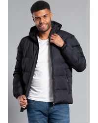 Tokyo Laundry - Hooded Padded Jacket With Toggle Hood - Lyst