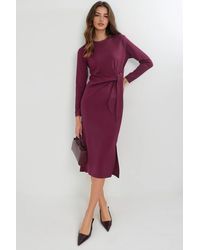 Hiccup - Modal Touch Slit Dress - Lyst