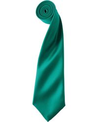 PREMIER - Plain Satin Tie (Narrow Blade) - Lyst