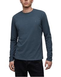 AllSaints - T Shirts Long Sleeve Crew Neck Top - Lyst