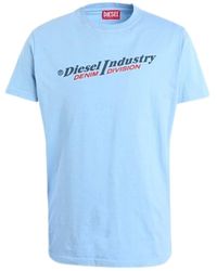 DIESEL - Industry Denim Division Logo T-Shirt - Lyst