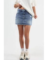 Hiccup - Denim Skort - Lyst