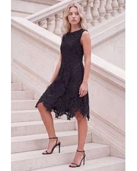 Roman - Petite Floral Lace Dress - Lyst