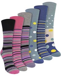 Sock Snob - 6 Pack Ladies Bamboo Non Elastic Socks Soft Breathable Everyday Comfort - Lyst