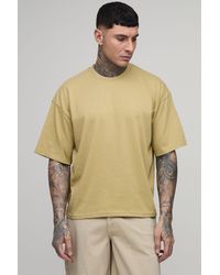 BoohooMAN - Tall Basic Oversized Boxy Crew Neck T-Shirt - Lyst