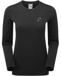 Sprayway - Ladies Fleece Crew Neck Top With Thumb Loops For Winter Hiking - Lyst