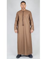Thobez - Thobe Emirati Islamic Jubba Robe Eid Tassel Regular Fit - Lyst