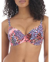 Freya - Serengeti Haze Plunge Bikini Top - Lyst