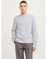 Jack & Jones - Milano Stitch Cotton Sweatshirt - Lyst