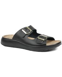 Jones Bootmaker - Harlowe Wide Fit Leather Sandals - Lyst