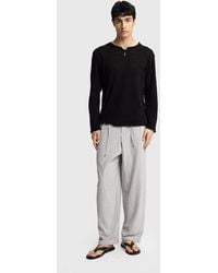 Giesto - Cotton Wide-Leg Knit Pants - Lyst
