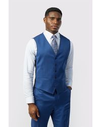 Ted Baker - Single Breasted Five Button V-Neck Tailored Suit Waistcoat - Lyst