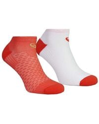 Asics - Motion Dry 2-Pack /Peach Socks - Lyst