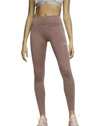 Nike - Fast Running Mink Leggings - Lyst