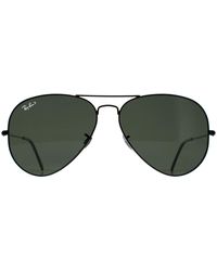 Ray-Ban - Sunglasses Aviator 3025 Polarized 002/58 62Mm Metal - Lyst