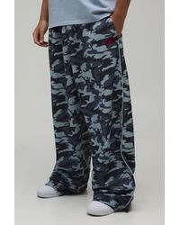 BoohooMAN - Extreme Parachute Camo Track Pants - Lyst