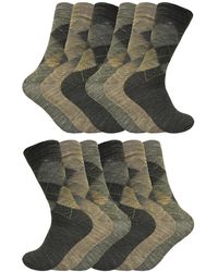 Sock Snob - 12 Pair Multipack Lambswool Socks - Lyst