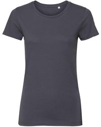 Russell - Ladies Authentic Pure Organic Tee (Convoy) - Lyst