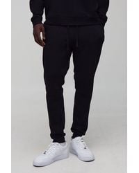 BoohooMAN - Basic Bm Signature Regular Fit Jogger - Lyst