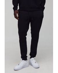 BoohooMAN - Basic Bm Signature Regular Fit Jogger - Lyst