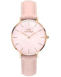Daniel Wellington - Dw00100514 Ladies Petite Rouge Rose 32Mm Watch - Lyst