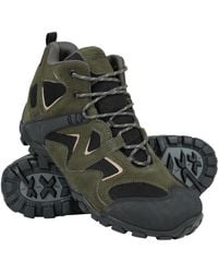 Mountain Warehouse - 'Curlew' Low Profile Walking Boots Waterproof Hiking Shoes Leather - Lyst