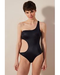 Penti - Cut-Out Knit One-Piece Swimsuit - Lyst