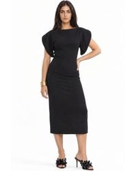 Busem - Crew Neck Midi Dress - Lyst