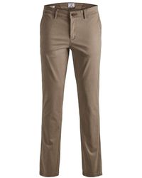 Jack & Jones - Chinos Slim Fit, Zip Fly With Front And Back Pockets - Lyst