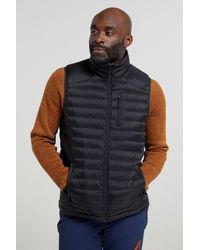 Mountain Warehouse - 'Henry Ii' Down Padded Gilet Water Resistant Casual Body Warmer Jacket Polyamide - Lyst