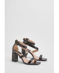Faith - Phoebe Strap Block High Heel Sandals - Lyst