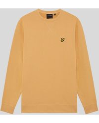 Lyle & Scott - Cotton Crew Neck Sweatshirt - Lyst