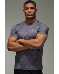 BoohooMAN - Active Regular Fit Geo Camo T-Shirt - Lyst