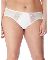 Elomi - Cotton-Lined Sheer Back Full Briefs - Lyst