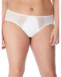Elomi - Cotton-Lined Sheer Back Full Briefs - Lyst
