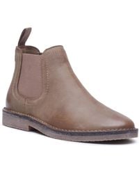 Hush Puppies - Shaun Leather Stone Boots - Lyst