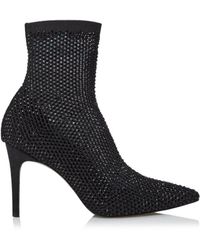 Dune - Ladies Billionaire Embellished Mesh Sock Court Shoes - Lyst