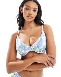 Hollister - Curvy Underwire Bikini Top Co-Ord - Lyst