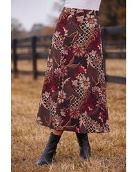 Roman - Floral Paisley Print Skirt - Lyst