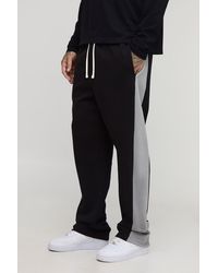 BoohooMAN - Tall Oversized Dropped Crotch Panel Joggers - Lyst