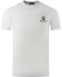 Aquascutum - London Aldis Brand Logo On Chest T-Shirt Cotton - Lyst
