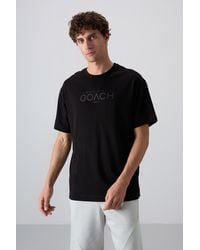TOMMY LIFE - Oversized Logo Patch Crew Neck T-Shirt - Lyst