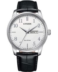 Citizen - Watch Bm8550-14Ae Leather - Lyst